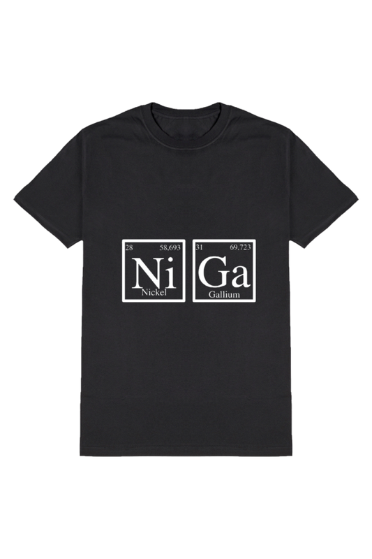 Nickel Gallium (NiGa) - Geeky Chemistry T-Shirt