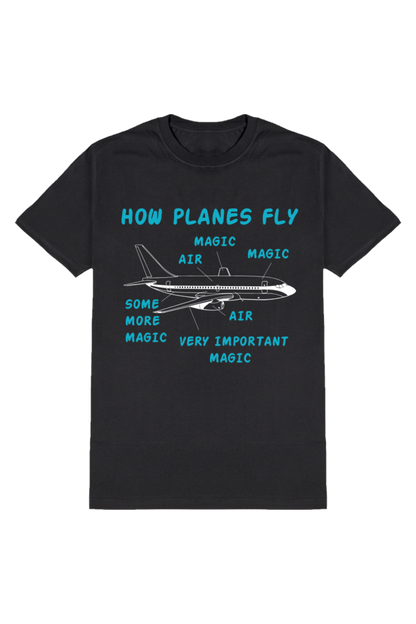 Magic of Flight: The Aerodynamics Explained Tee