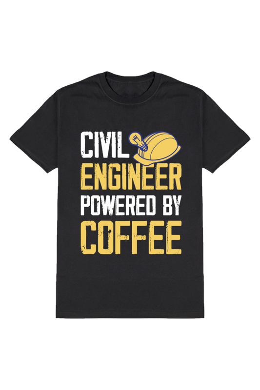 Coffee-Powered Civil Engineer: The Energized Engineer's Tee