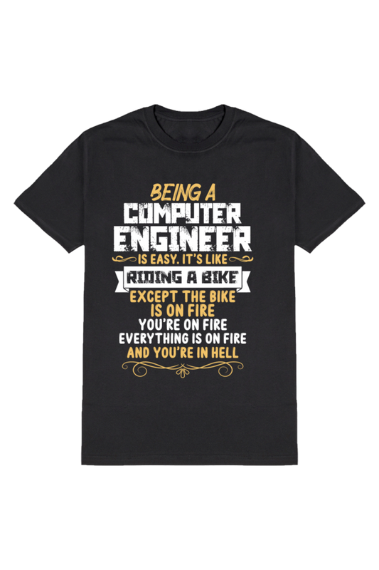 Fiery Engineer: The Computer Engineer's Reality Tee